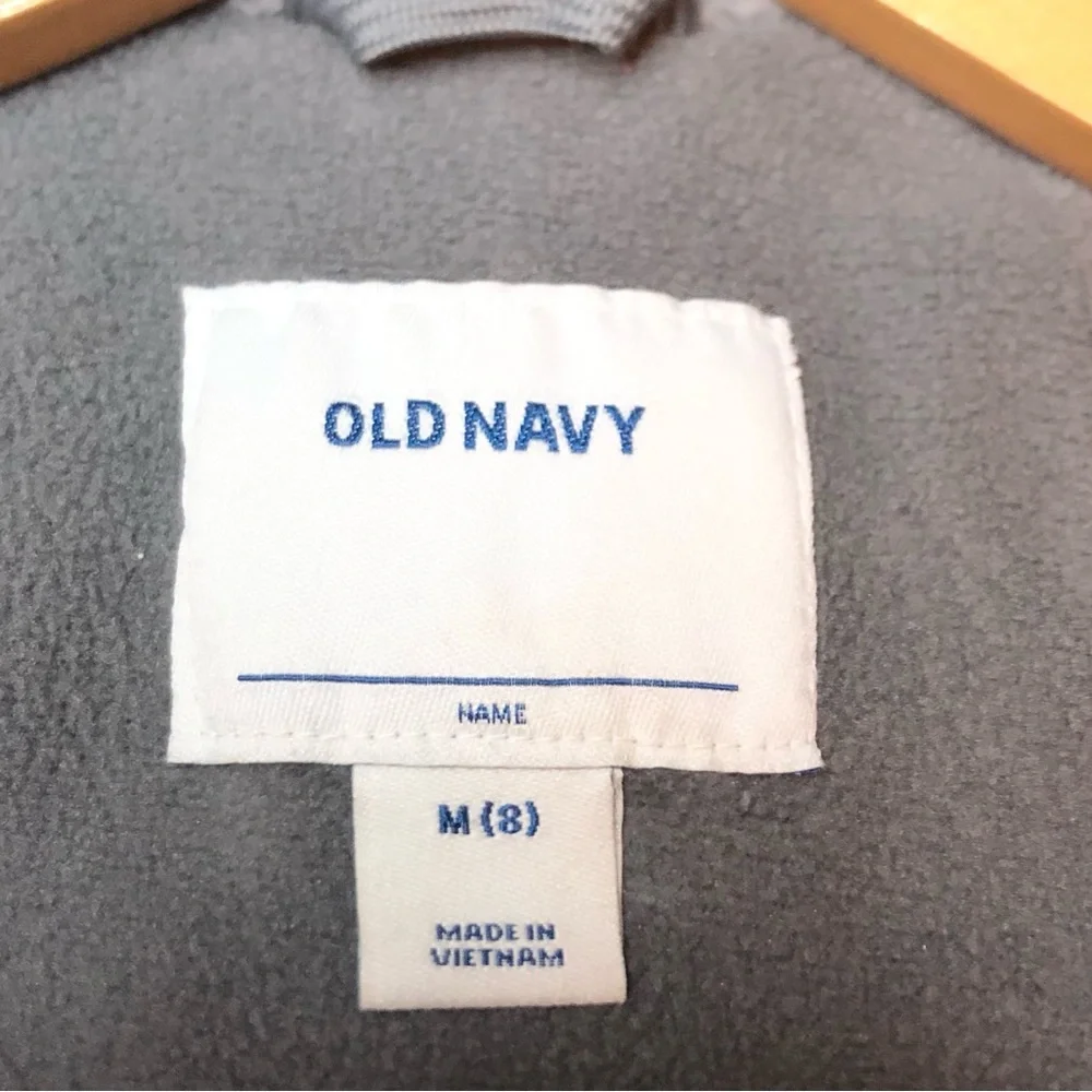 BOGO SALE Old Navy Girls Gray Puffer Vest Size 8